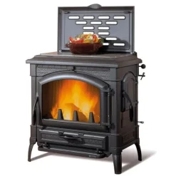 Poêle à bois Isotta Con Cherchi EVO fonte polie NORDICA