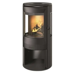 Poêle à bois Neosen Plus 3 côtés vitrés anthracite INVICTA