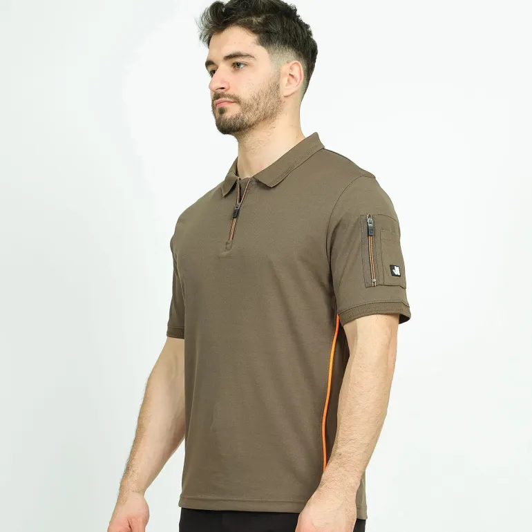 Polo de travail Gault 1060 kaki mixte