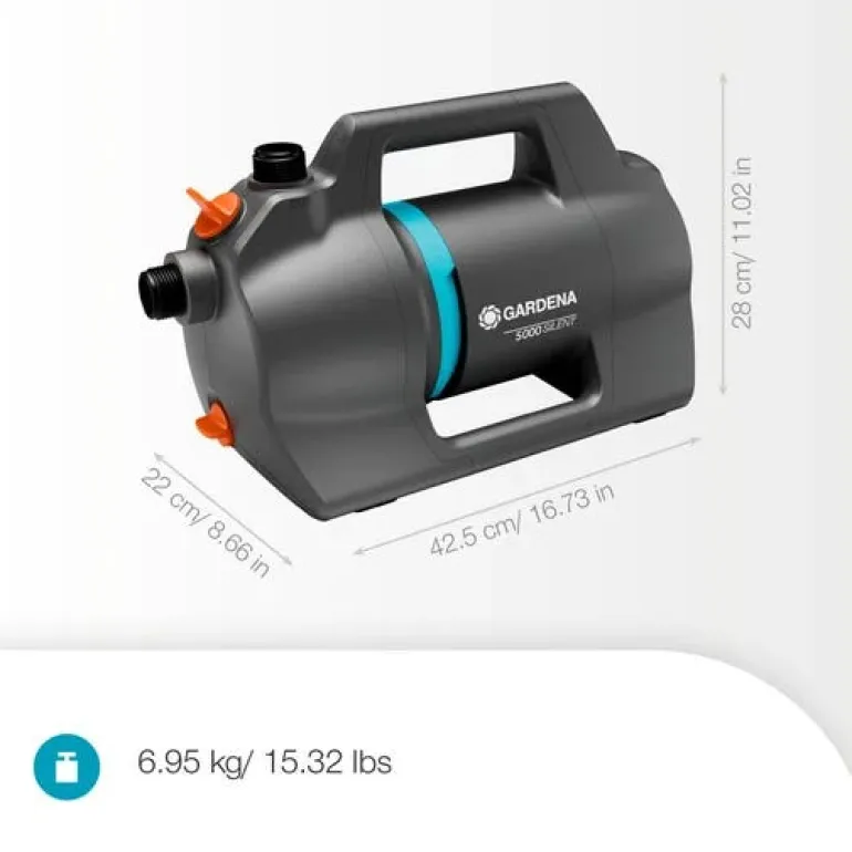Pompe d'arrosage de surface 5000 Silent GARDENA