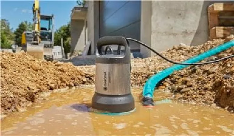 Pompe d'évacuation eaux chargées 25000L/h GARDENA