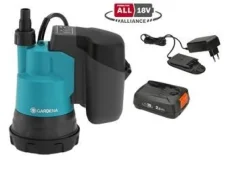 Pompe d'évacuation eaux claires 2000/2 18V P4A GARDENA