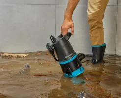 Pompe d'évacuation 2-en-1 eaux chargées/claires 20000 BASIC
