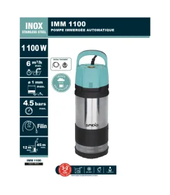 Pompe immergée automatique Spiconcept IMM 1100 Premium