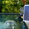 Pompe solaire avec panneau solaire + jets d'eau différents