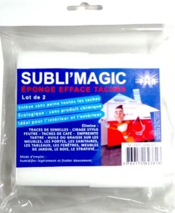 Éponge efface tâches Subli'Magic (x2)