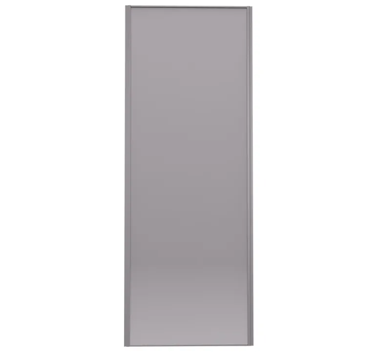 Porte de placard miroir profil gris 92cm x1