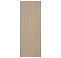 Porte de placard recouplable chêne profil gris 92cm x1