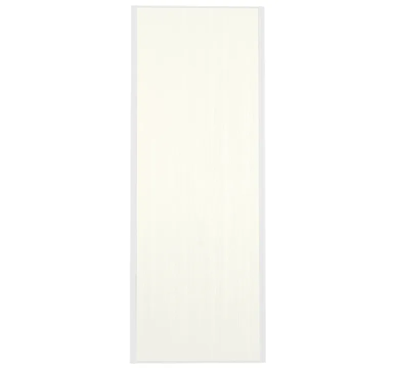 Porte de placard recouplable blanc nacré structuré 62cm x1