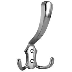 Porte manteau 126x78x82mm zamak chromé