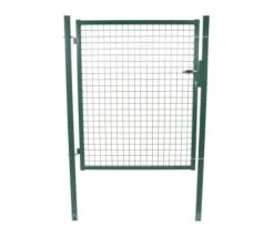 Portillon de jardin à clé 1 x 1,50 m vert