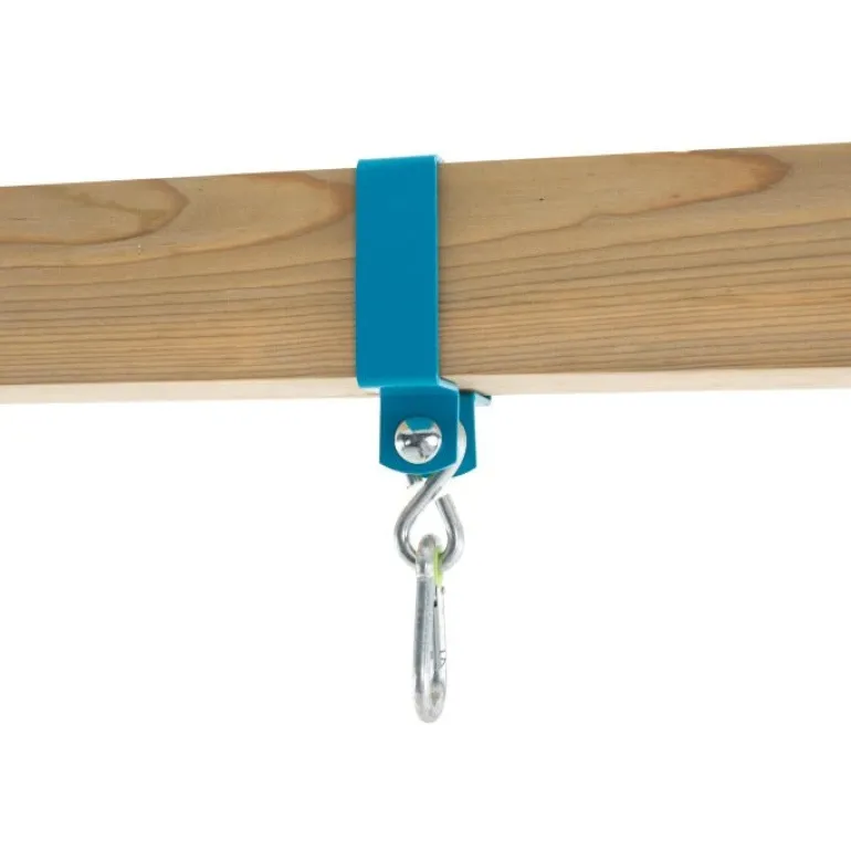 Portique acacia bois carré 2 balançoires H.243 cm TP TOYS