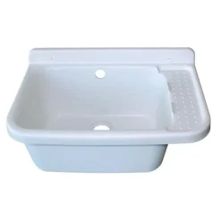 Poste d'eau lave-mains 59x38x27cm Blanc