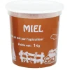 Pot plastique transparent texte SIM 1 kg