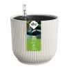 Pot Vibes rond All-in-1 Ø18cm auto-arrosage Linen white