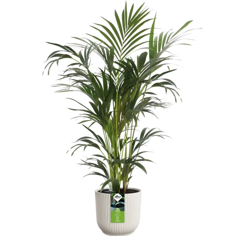 Pot Vibes rond All-in-1 Ø18cm auto-arrosage Linen white