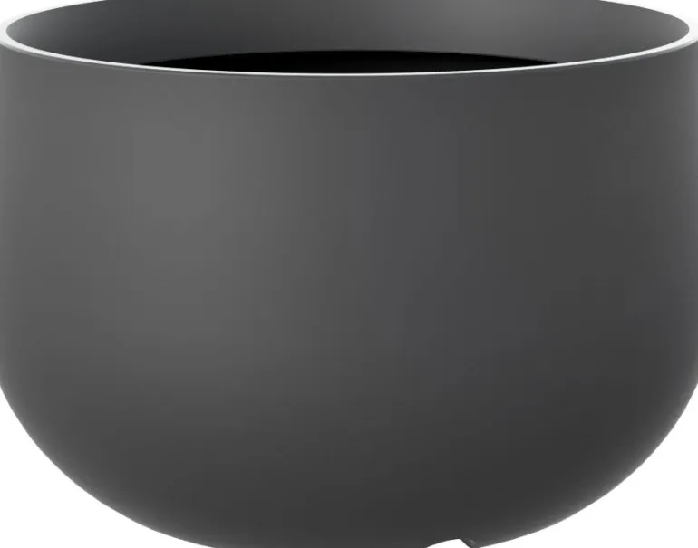 Pot Acaya plastique recyclé Ø136cm noir CHAPELU