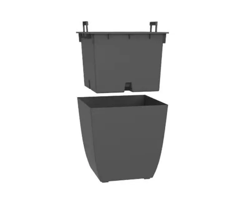 Pot carré bas Stone Diva 42L EDA