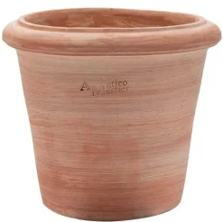 Pot Cilindro Liscio Montelupo en terre cuite Ø25 cm