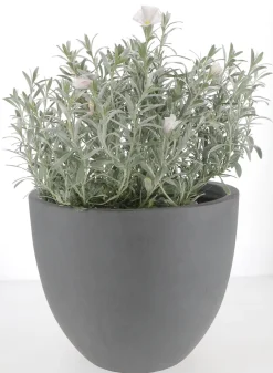 Pot Clayfibre Egg Ø39 cm gris