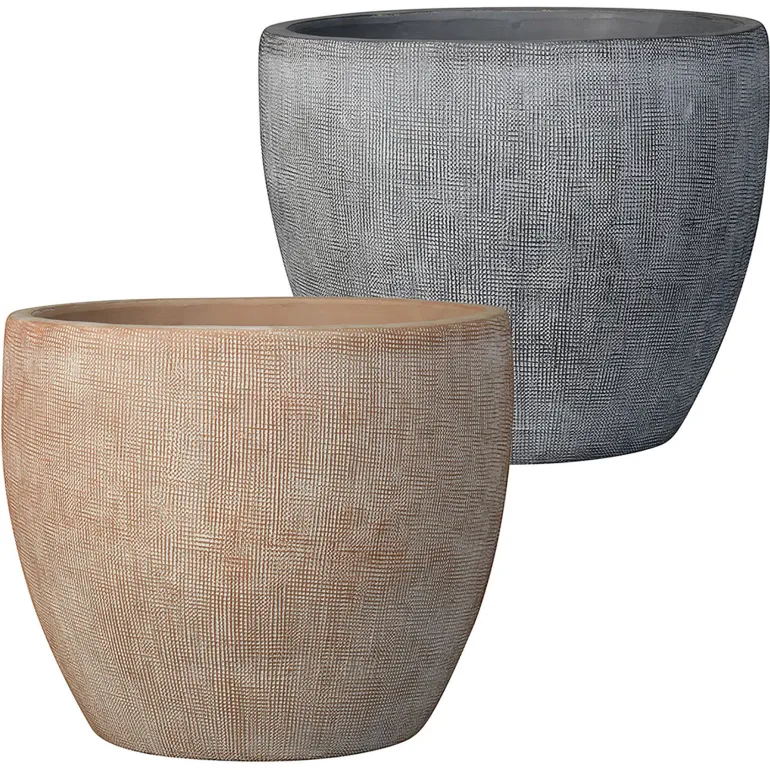 Pot Cuvier rond Boracay Ø36 cm DEROMA