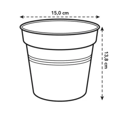 Pot de culture Green Basics Ø15cm Vert ELHO