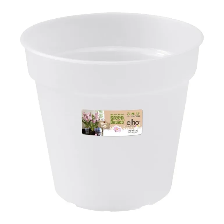Pot Green Basics orchidée Ø15 cm transparent ELHO