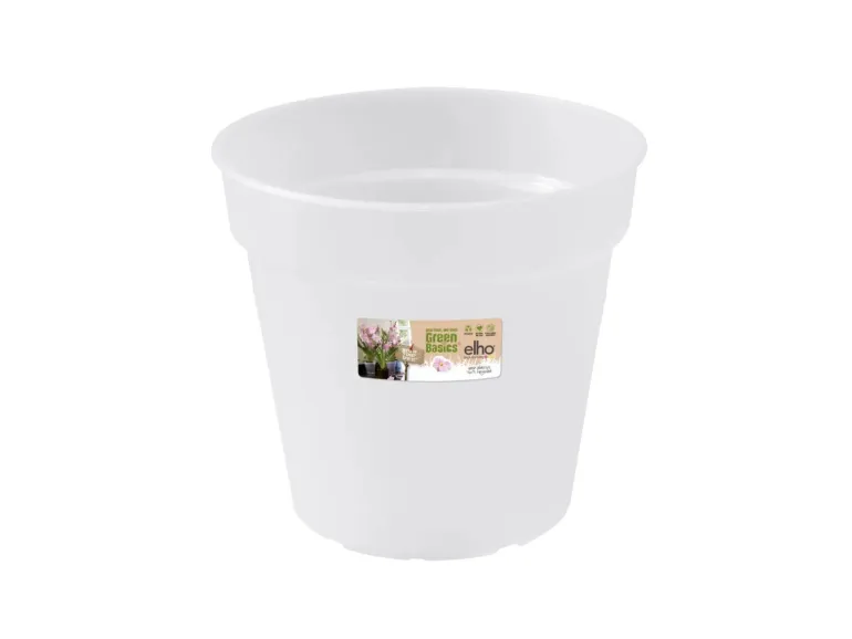 Pot Green Basics orchidée Ø13 cm transparent ELHO