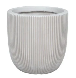 Pot rond Greenwich Ø24 cm blanc