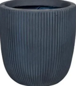 Pot rond Greenwich Ø31 cm bleu foncé