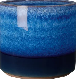 Pot rond Océan Ø20 cm bleu DEROMA