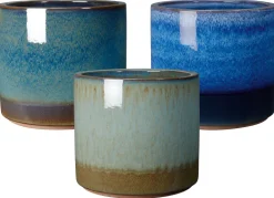 Pot rond Océan Ø25 cm bleu DEROMA