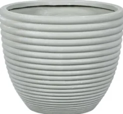 Pot rond Regina Ø24 cm bleu/gris