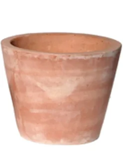 Pot rond Whitewash Planter terre cuite Ø 23 cm