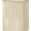 Poubelle collectivité extérieure ton ivoire 78x38x38 cm