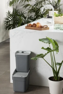 Poubelle de tri Ready to collect 20L grise