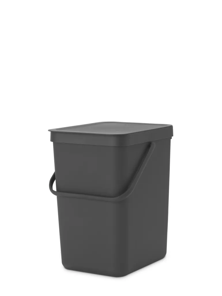 Poubelle Sort&Go 25L gris anthracite