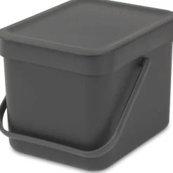 Poubelle Sort&Go 6L grise