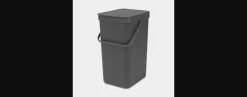 Poubelle Sort&Go 16L grise