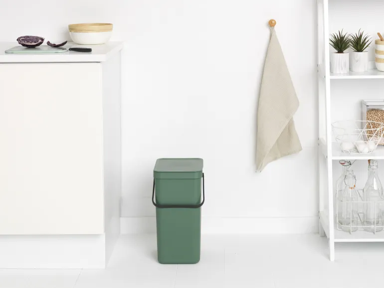 Poubelle Sort&Go 16L vert foncé