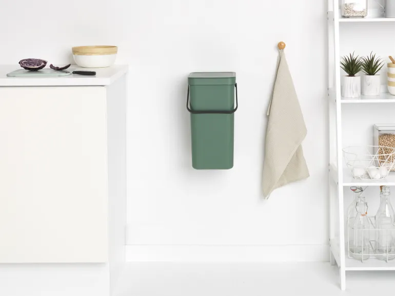 Poubelle Sort&Go 16L vert foncé