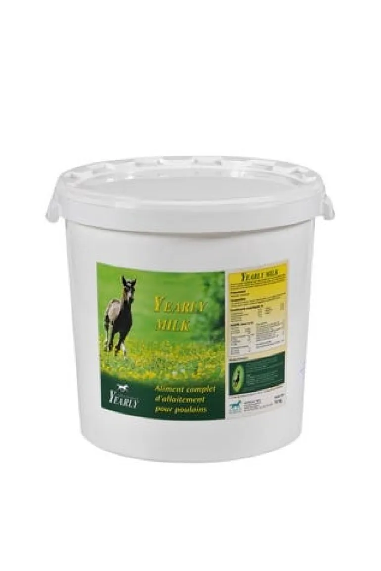 Poudre de lait pour poulain orphelin Seau de 15kg YEARLY