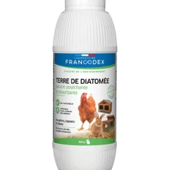 Poudre terre de diatomée 450g pour litière FRANCODEX