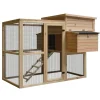 Poulailler Loft Attic Pinus 4/6 poules 172x146x125 cm