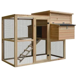 Poulailler Loft Attic Pinus 4/6 poules 172x146x125 cm