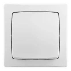 Poussoir ASL complet blanc contacts NO/NF complet LEGRAND