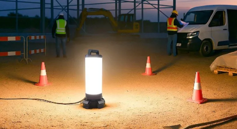 Projecteur LED de chantier 360° pro 120W - 16 300 LM - IP65