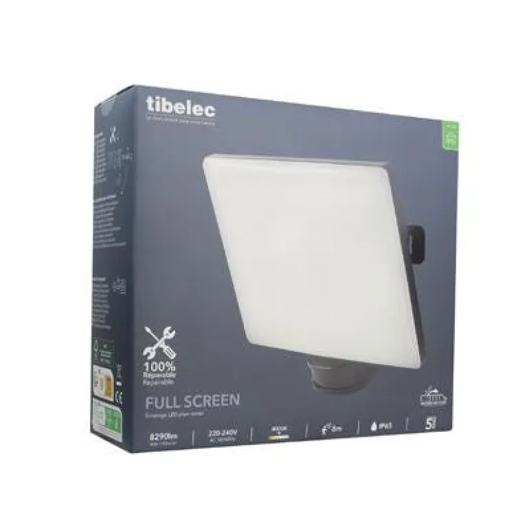Projecteur LED Full Screen noir 80W IFR 8290 lm 4000K
