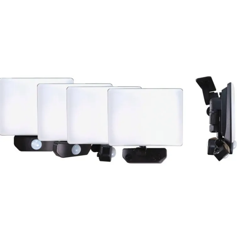 Projecteur LED 50W/4200lm full screen noir avec détecteur