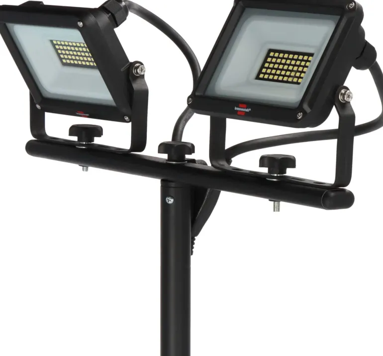 2 Projecteurs LED JARO 6060 T avec trépied 4800lm